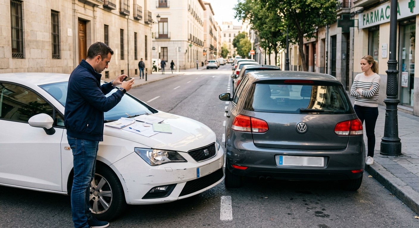 En este momento estás viendo Accidente de tráfico sin parte amistoso: cómo reclamar